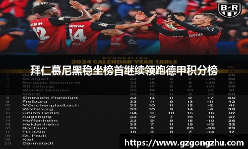 拜仁慕尼黑稳坐榜首继续领跑德甲积分榜